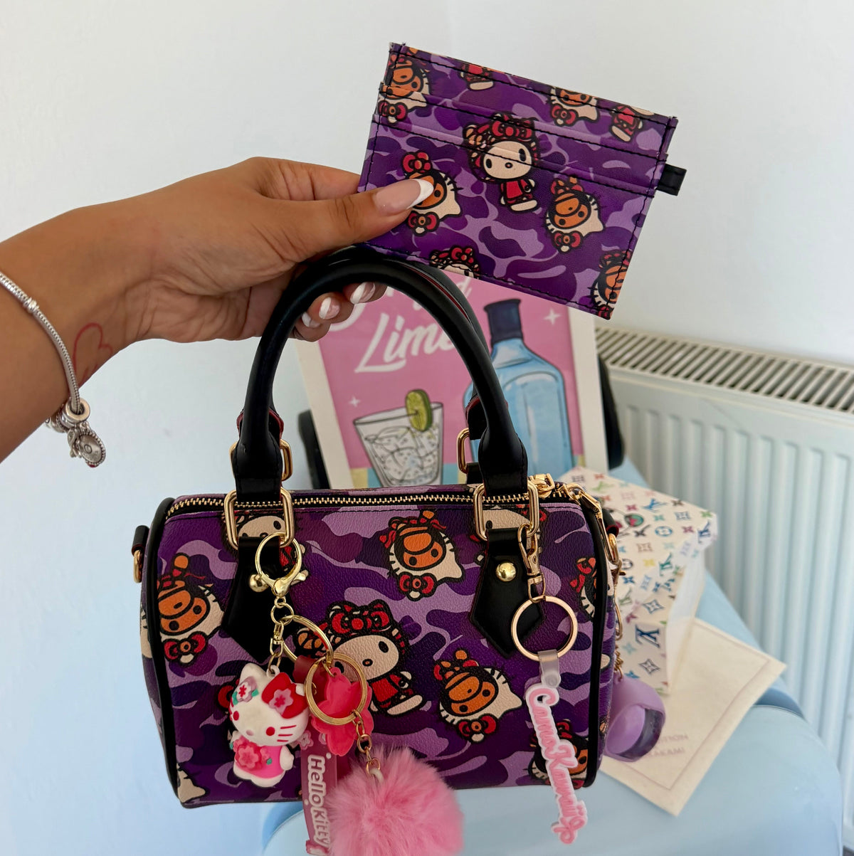 ‘Purple Rain’ Kawaii Bag
